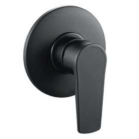 Miscelatore Doccia da Parete Africa ad Incasso Ottone Colore Nero Opaco Bagno