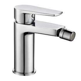 Miscelatore Rubinetto Asia per Bidet in Ottone Colore Cromato con Piletta