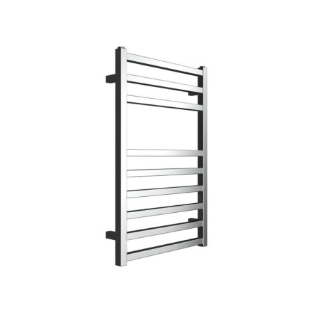 Termoarredo bagno scaldasalviette forma Square calorifero termosifone cromo lucido