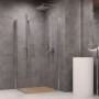 Lato Fisso per Porta Battente Briar 6 Millimetri Chrome per Box Doccia