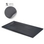 Piatto Doccia Antracite Mineral Marmo Resina Antiscivolo h4 cm