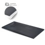 Piatto Doccia Antracite Mineral Marmo Resina Antiscivolo h4 cm