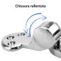 Cerniere Cromate Sedile WC Copriwater Fantasia Staffe Frizionato Soft Ogomondo