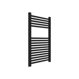 Termoarredo bagno scaldasalviette acciaio radiatore calorifero termosifone nero opaco