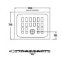 Piatto Doccia Skyline In Porcellana Bianco Lucido Altezza 4 cm 