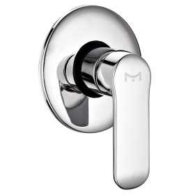 Miscelatore Doccia da Parete America ad Incasso Ottone Colore Cromato Bagno