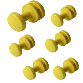 Pika Shop Appendini per Termoarredo Modello Liu' Giallo 6 Pezzi