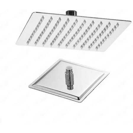 Metaform Soffione Doccia Quadro 20x20 cm Inox Lucido