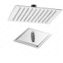 Metaform Soffione Doccia Quadro 20x20 cm Inox Lucido