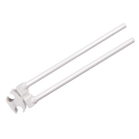 Pika Shop Portasalviette per Termoarredo Modello Flex Bianco 35cm