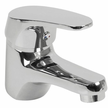 Miscelatore Rubinetto Europa per Lavabo in Ottone Colore Cromato con Piletta