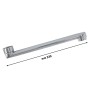 Miscelatore A Muro in Ottone Lavello Cucina con 2 Canne Erogazione Orientabile
