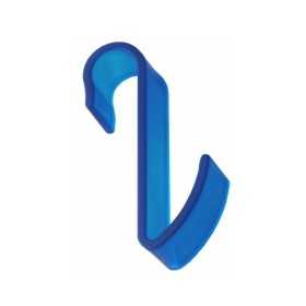 Pika Shop Appendino per Termoarredo Tubo orizzontale Modello Hook Azzurro