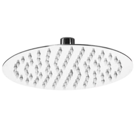 Metaform Soffione Doccia Tondo diametro 25 cm Inox Spazzolato
