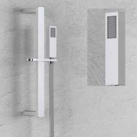 Asta Saliscendi Doccia 001 Ottone Cromato Cilindrico Doccetta Relax P7,5xH80 