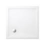 Ogomondo Box Cabina Doccia Corner 3 Lati Trasparente 80x80x80 + Piatto Doccia Acrilico
