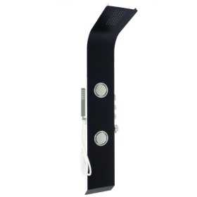 Colonna Doccia 006 Alluminio Black/White 3 Funzioni 2 Bocchette Idro Lombari L22xP44xH145