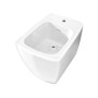 Coppia di Sanitari in Ceramica Vaso WC + Bidet a Pavimento Althea Oceano 