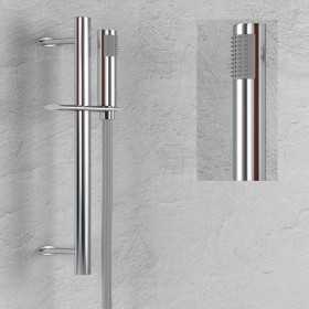 Asta Saliscendi Doccia 002 Ottone Cromato Tondo Doccetta Relax P7xH84