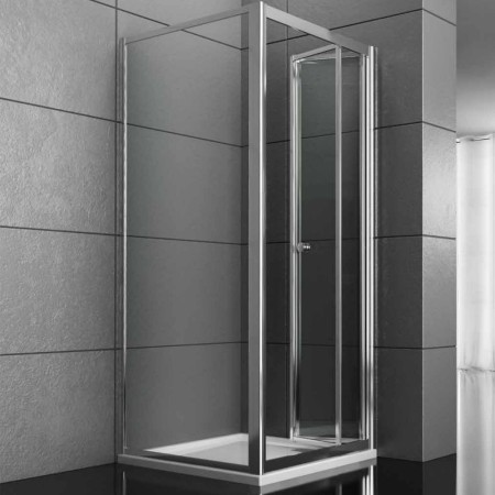 Lato Fisso Box Doccia Book Adatto per Porta a Soffietto Book Cristallo Temprato 