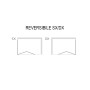 Lato Fisso Box Doccia Book Adatto per Porta a Soffietto Book Cristallo Temprato 