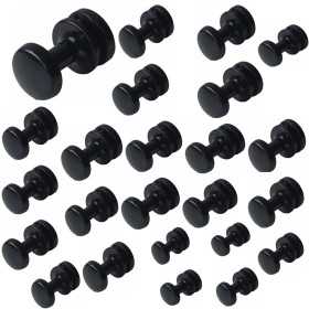 Pika Shop Appendini per Termoarredo Modello Liu' Nero 24 Pezzi