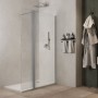 Parete Doccia Walk In Basculante Lorna L112F Cristallo 8 Millimetri 157-159 cm