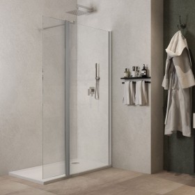 Parete Doccia Walk In Basculante Lorna L112F Cristallo 8 Millimetri 127-129 cm