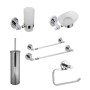 Set 6 Pezzi Accessori da Bagno Narciso 007 Ottone Cromato