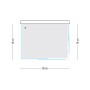 Ogomondo Box Cabina Doccia Corner 3 Lati Cristallo Temprato Trasparente 70x90x70 + Piatto Doccia Acrilico