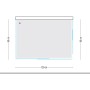 Ogomondo Box Cabina Doccia Corner 3 Lati Cristallo Temprato Trasparente 80x120x80 + Piatto Doccia Acrilico