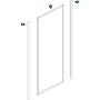 Ogomondo Cabina Doccia Slide 3 Lati Trasparente 120x80x80 + Piatto Doccia Acrilico 