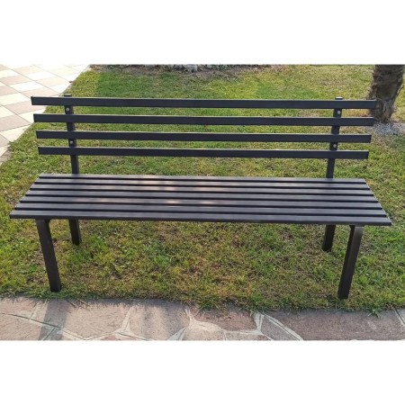 Panchina da Giardino Modello Torino in Acciaio Lunghezza 160 Cm