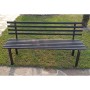 Panchina da Giardino Modello Torino in Acciaio Lunghezza 160 Cm
