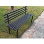 Panchina da Giardino Modello Torino in Acciaio Lunghezza 160 Cm