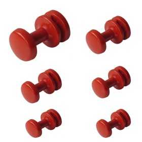 Pika Shop Appendini per Termoarredo Modello Liu' Rosso 6 Pezzi