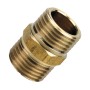 Raccorderia per idraulica raccordo maschio maschio nipple in ottone 3/4"