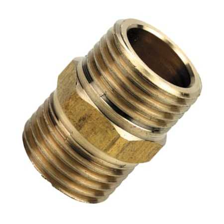 Raccorderia per idraulica raccordo maschio maschio nipple in ottone 3/4"