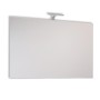 Ogomondo Specchio da Bagno Roma con Lampada Led 95x68 cm