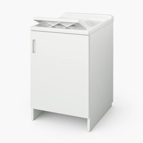 Lavatoio Nobilitato Vasca Resina Asse Lavaggio 45x50x85 cm Anta Singola 7006AK