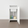 Lavatoio Nobilitato Vasca Resina Asse Lavaggio 45x50x85 cm Anta Singola 7006AK