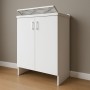 Lavatoio Nobilitato Vasca Resina Asse Lavaggio 45x50x85 cm Doppia Anta 7002AK