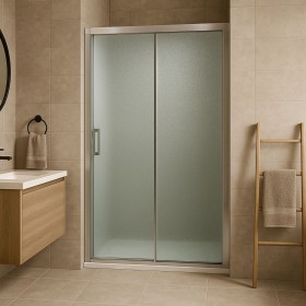 Lato Porta Box Doccia Angolare Nicchia Dafne Cristallo 6 mm 110 cm Stampato