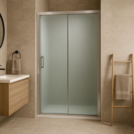 Lato Porta Box Doccia Angolare Nicchia Dafne Cristallo 6 mm 120 cm Stampato
