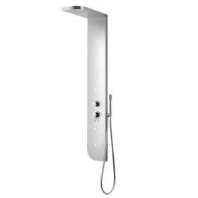 Colonna Doccia Acciaio Inox 3 Funzioni 4 Bocchette Idro Lombari L20xP50xH150 005B