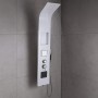 Colonna Doccia 017 Alluminio 3 Funzioni 2 Bocchette Idro Lombari White