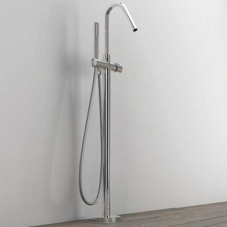 Gruppo Vasca Rubinetto Incasso Pavimento Vasche Free Standing Ottone 002