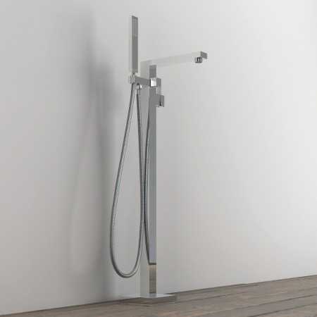 Ogomondo Gruppo Vasca 004 Rubinetto Incasso Pavimento Vasche Free Standing Ottone