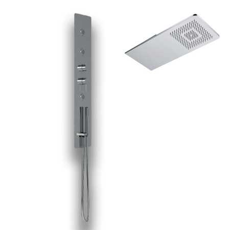 Wall Kit Incasso In Acciaio Inox Cromato Per Bagno Elegante