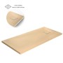 Piatto Doccia Beige Mineral Marmo Resina Antiscivolo h4 cm 
